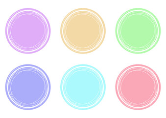 P_유치원 원형 이름표 라벨_C