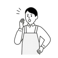 介護師男性の表情動作イラストまとめ
