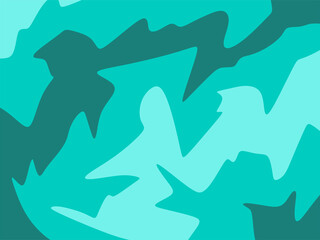 Simple background with gradient and colorful waving lines pattern