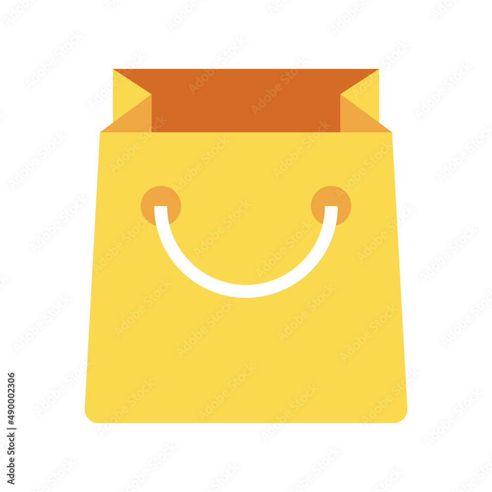 Poster Shopping bag vector icon symbol design