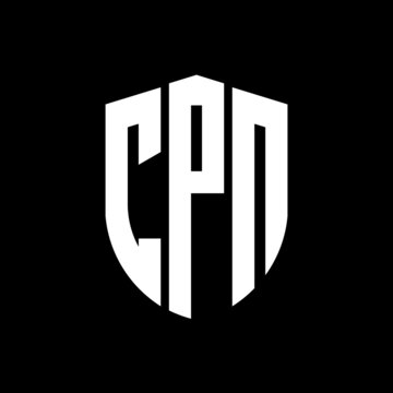 CPN letter logo design. CPN modern letter logo with black background. CPN creative  letter logo. simple and modern letter logo. vector logo modern alphabet font overlap style. Initial letters CPN  