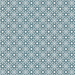 Floral vector geometric background - seamless pattern with flower, wrapping paper, cute fabric, template, layout for design