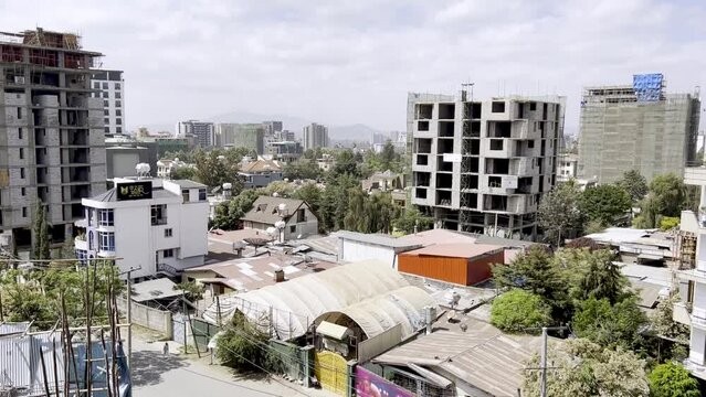 Addis Ababa Skyline With New Construction