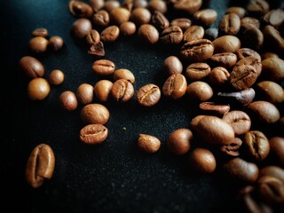 Coffee beans background