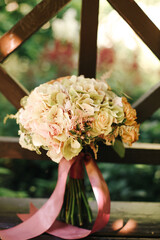 Wedding beautiful bouquet.