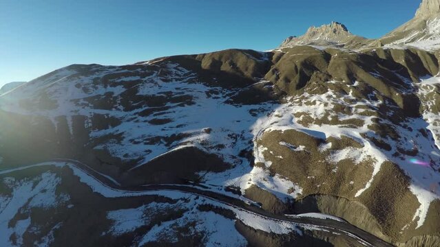 Caucasus, Ossetia. Alagir Gorge. Area of the Zgidsky pass.