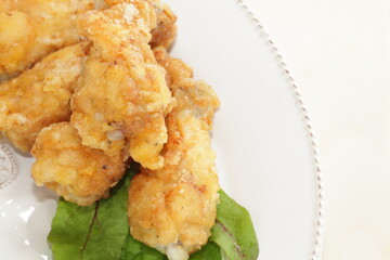 Homemade deep fried chicken drumsticks for comfort food image