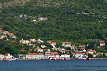 Kotor; Montenegro - september 13 2021 : Kotor bay