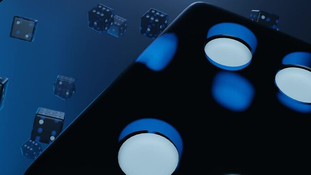 Casino background. Many dice. Gambling concept. 