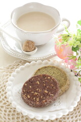 homemade delicious cookie for snack food image