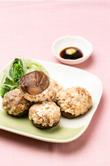 家庭料理　椎茸のシュウマイ　日本　