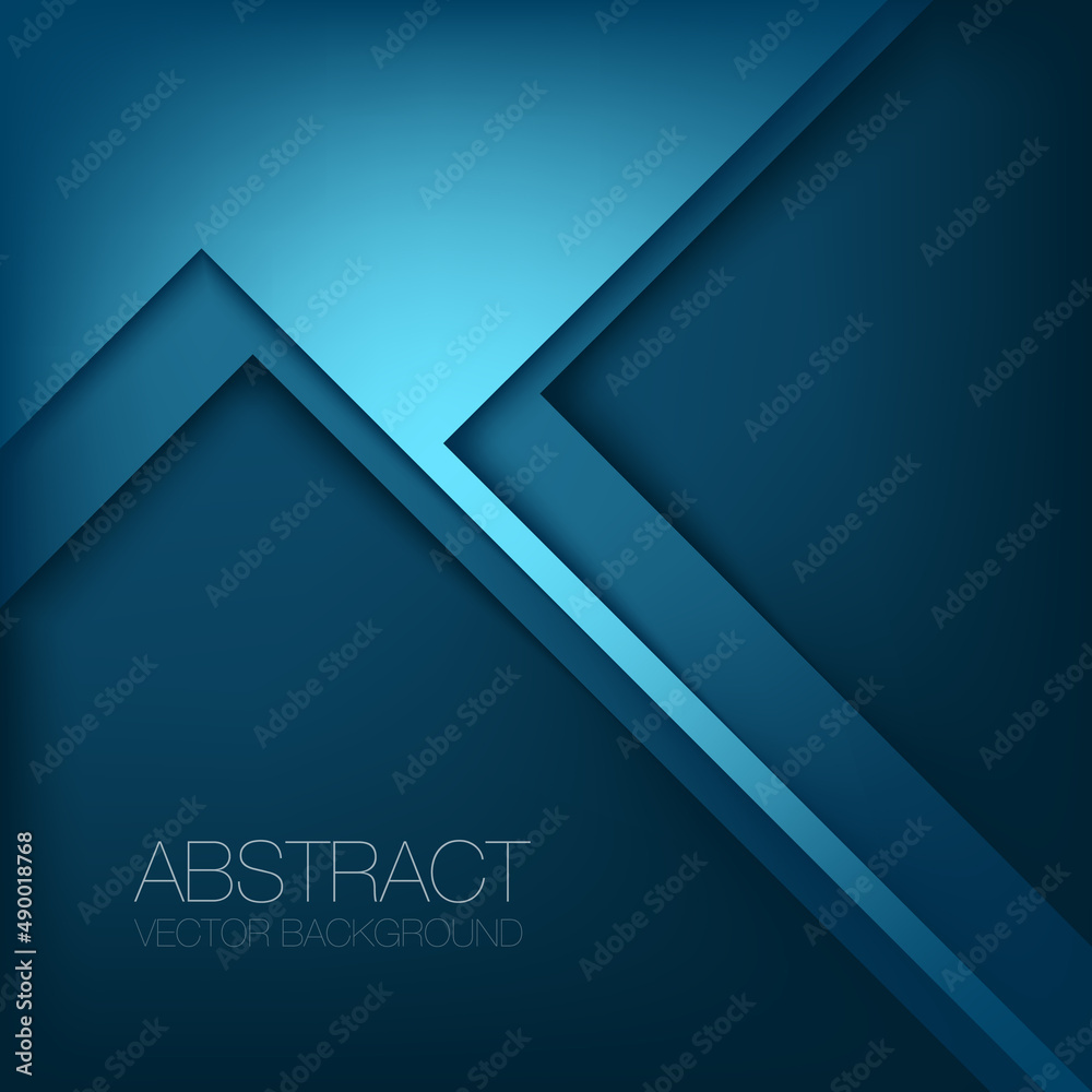 Fototapete graphic geometric triangle overlap vector layer background for text and message design
