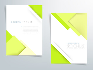 Naklejka premium Header flyer business brochure vector graphic with space for text and message design