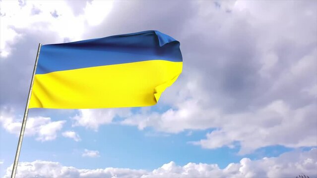 Ukraine flag sunshine pease war symbol