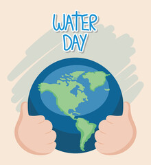 water day illustration