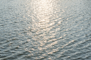 sunlight reflecting on water surface