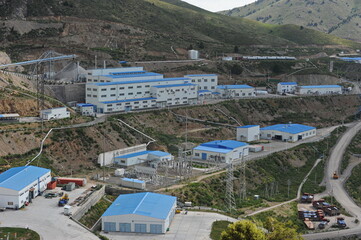 Jalal-Abad region / Kyrgyzstan - 06.26.2018 : Open-pit gold mine in the South of Kyrgyzstan. The...