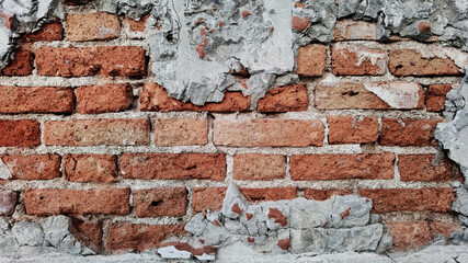 Texture of the brick walls     