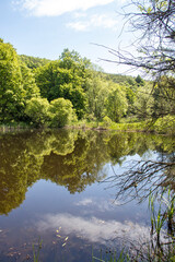 Fototapeta premium Sua Gabra Lakes at Lozenska Mountain, Bulgaria