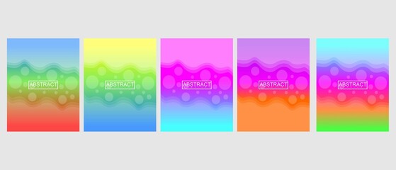 Colorful gradient dynamic abstract background with modern concept. minimal posters. ideal for banners, web, headers, covers, billboards, brochures, social media, landing pages