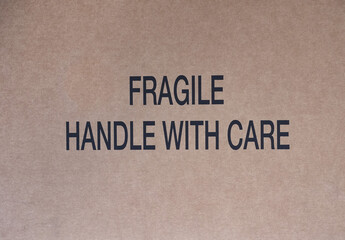 fragile handle with care sign