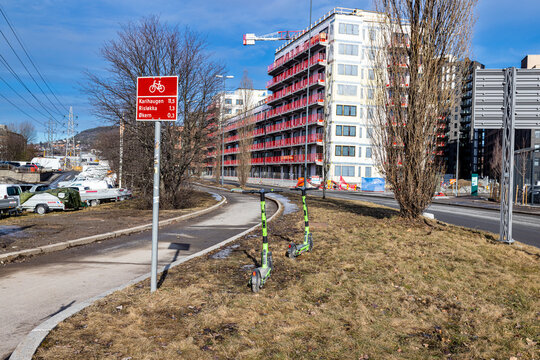 site in the city, Ulven, Oslo, Norway