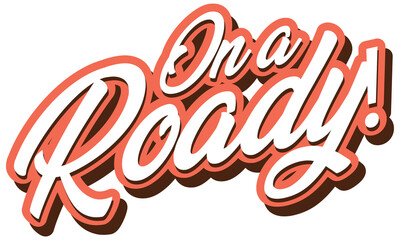 One a roady typography logo