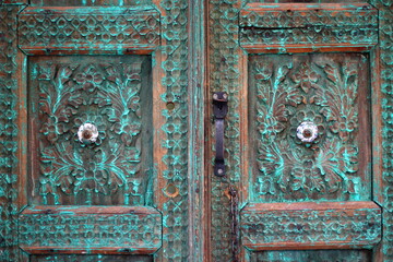 historical wooden door