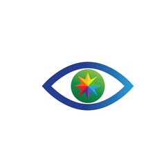 Eye Care vector logo design icon template