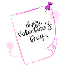 Vector illustration. Love. Valentine's Day.