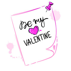 Vector illustration. Love. Valentine's Day.