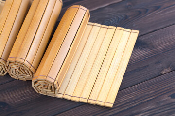 Open blank bamboo slips