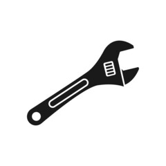 Wrench icon design template vector isolated illustration