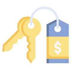 KEY flat icon,linear,outline,graphic,illustration