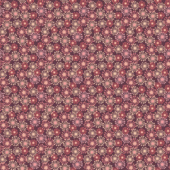 Vector seamless pattern with floral pattern. Boho colors, pastel colors. For printing on fabrics and clothes. For wall design. Poster for the interior, postcard, congratulation. in hand drawn style