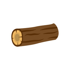 Wood log icon design template vector isolated illustration