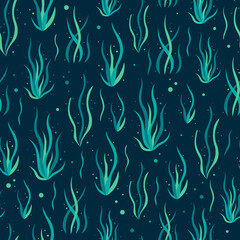 Seamless underwater pattern