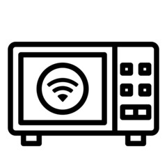 microwave oven vector icon illustration website 