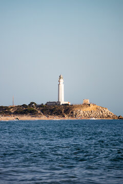 Trafalgar lighthouse seen from Zahora beach