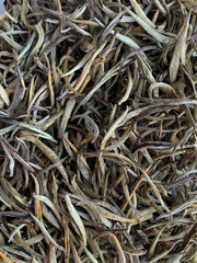 Grits close-up, texture of seeds and cereals