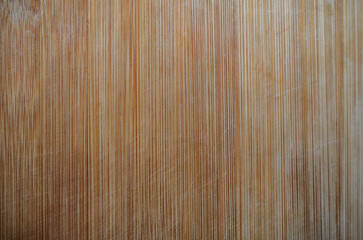 Wooden cutting board, the texture of the board with blur