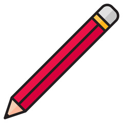 Illustration of Pencil design icon