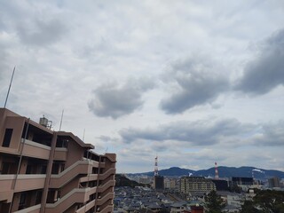 マンション屋上からの景色