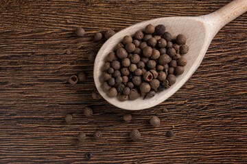 spoon with coffee beans
