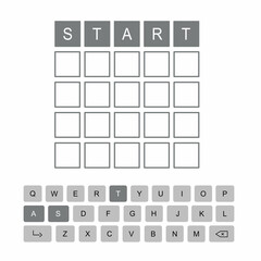 start typing wordle games word scramble with keyboard typing