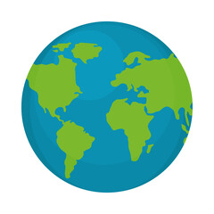 Naklejka premium earth planet icon