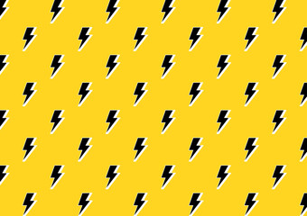 Bolt pattern vector. Thunder pattern.  wallpaper. free space for text. background.