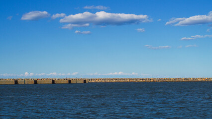 Obraz premium Plage de Port-La-Nouvelle, en saison estivale