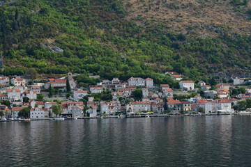 Fototapeta na wymiar Kotor; Montenegro - september 13 2021 : Kotor bay