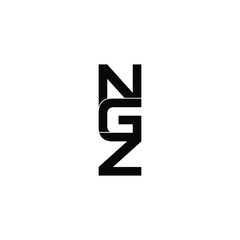 ngz letter original monogram logo design